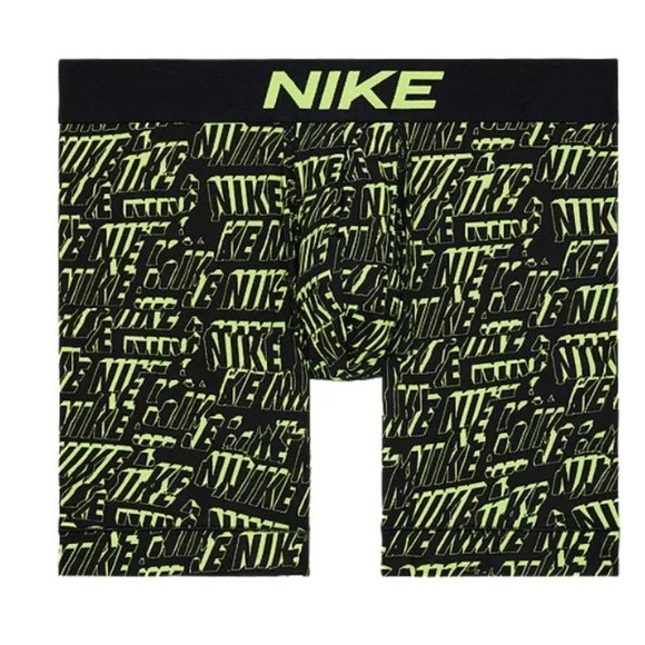 Nike  Essential Micro Boxer Brief Black / Green - Picture 1 of 3